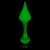 Early 20th Century Crystal Decanter With Uranium Glass Stopper – Victorian Bristol Opaline Yellow Vaseline Glass For Sale - Image 6 of 7