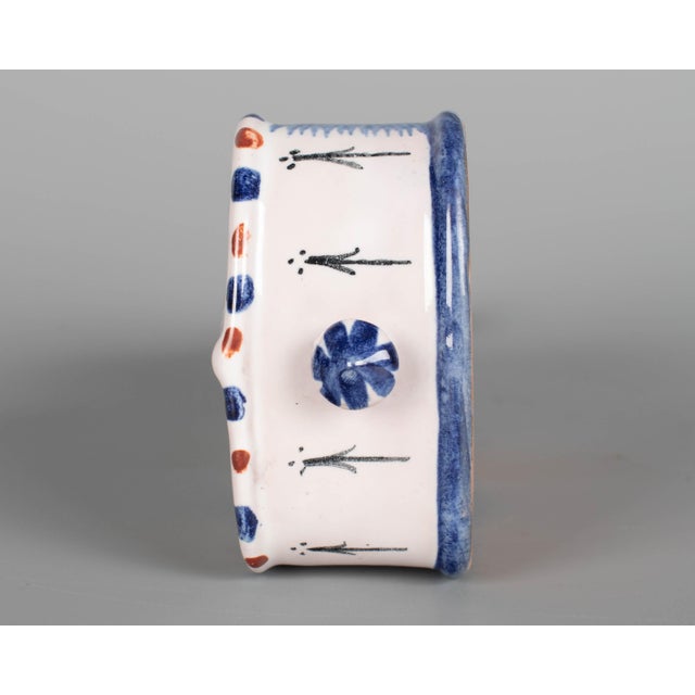 19th Century French Alcide Chaumeil Faience Miniature Violin Vessel For Sale In Orlando - Image 6 of 9