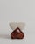 Contemporary Red Marble Heart-Shaped Cushion Amarino Seat by Esther Knopfler For Sale - Image 3 of 15