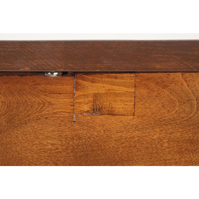 Early 20th century Industrial Style Wood Double Sided Desk For Sale - Image 10 of 11