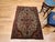 Persian 19th Century Persian Farahan Rug, Hand-Knotted Wool, Floral Pattern, Tan & Navy, 4x5 For Sale - Image 3 of 16