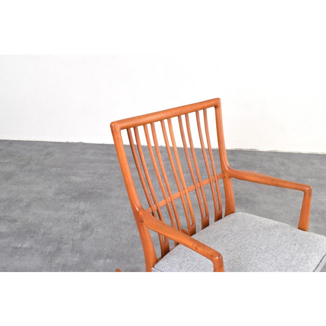 Oak Ml33 Rocking Chair by Hans J. Wegner for A/S Mikael Laursen, 1950s For Sale - Image 18 of 18