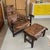 Brown 1960s Restored Brazilian Jangada Rosewood & Leather Sling Chair With Ottoman by Jean Gillon For Sale - Image 8 of 16