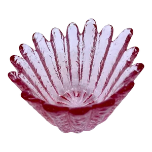 Vintage 1970s Pink Blenko Glass Small Glass Bowl/ Votive Holder