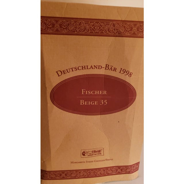 Late 20th Century Steiff Collectible Teddy Bear-Fischer For Sale - Image 9 of 10