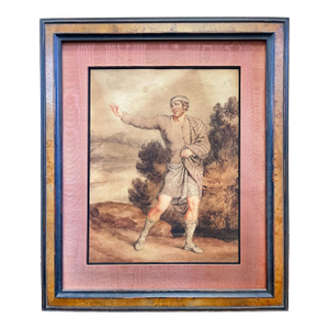A Wondering Man, George Grattan, 19th C, Watercolor