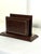 American Vintage Traditional Genuine Brown Leather Gold Tooling Letter Holder Desk Set For Sale - Image 3 of 10