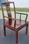 Mid 20th Century Pair of Chinese Ming Style Rosewood and Upholstered Seat Armchairs For Sale - Image 10 of 12