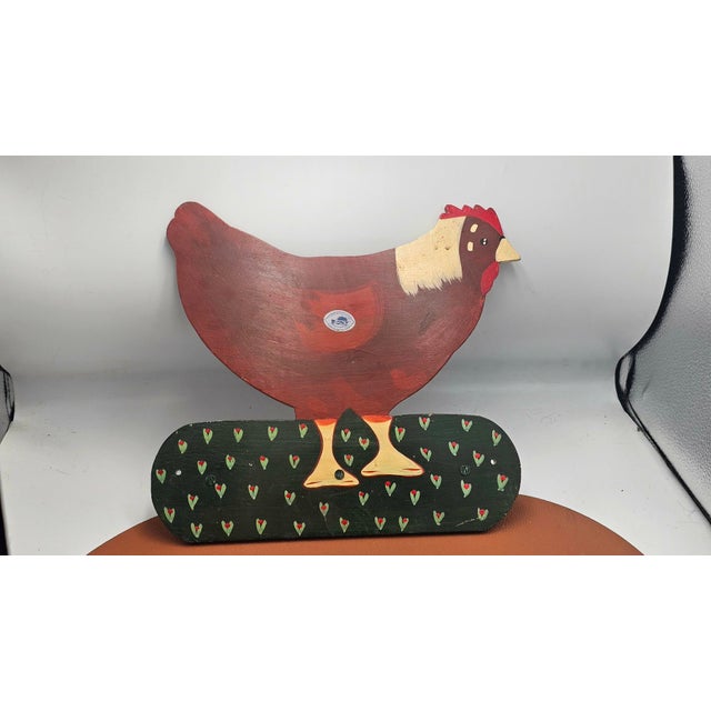 Vintage Covent Garden Wooden Rooster Hanger, 1980s For Sale - Image 6 of 8