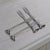 A refined addition to any cocktail or cheese board presentation, this set of four stainless steel and brass forks features...