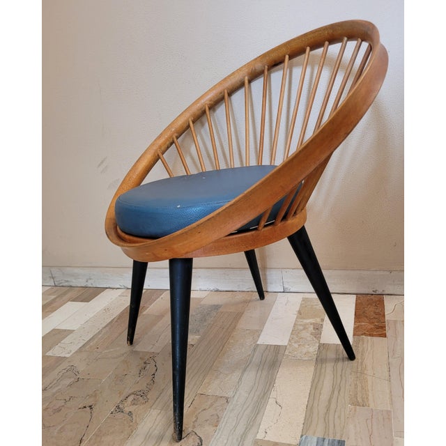Lounge Chair attributed to Yngve Ekstrom, 1960s, in Good conditions. Designed 1960 to 1969 This piece is attributed to the...