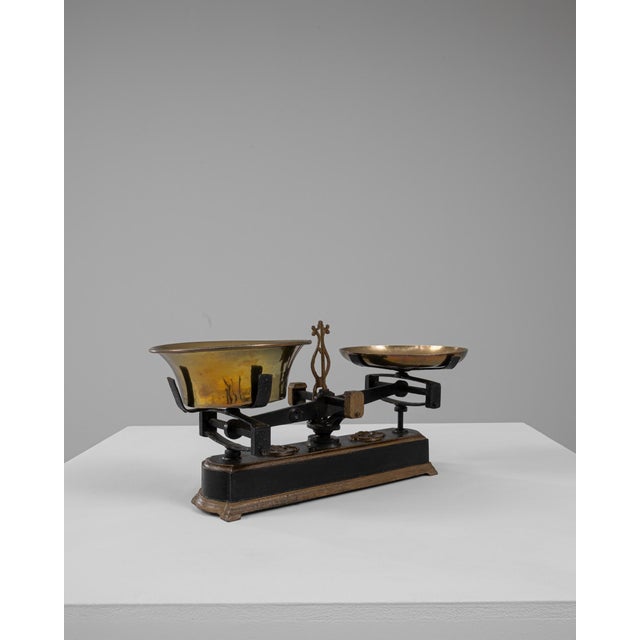 19th Century French Iron & Brass Scale For Sale - Image 18 of 18