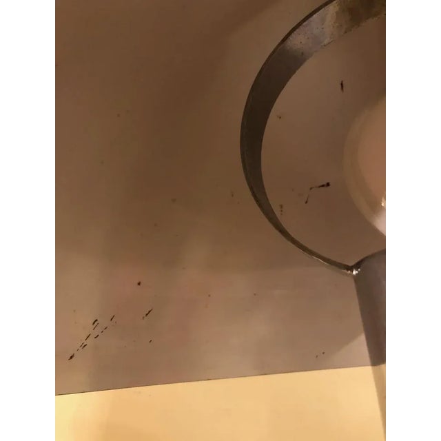 Italian Decorative Mushroom Shape Chromed Desk Lamps, 1970s, Set of 2 For Sale - Image 9 of 10