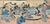 Elegant Amusements of Eastern Genji - Japanese Triptych Woodblock Print on Paper Dynamic woodblock print with several...
