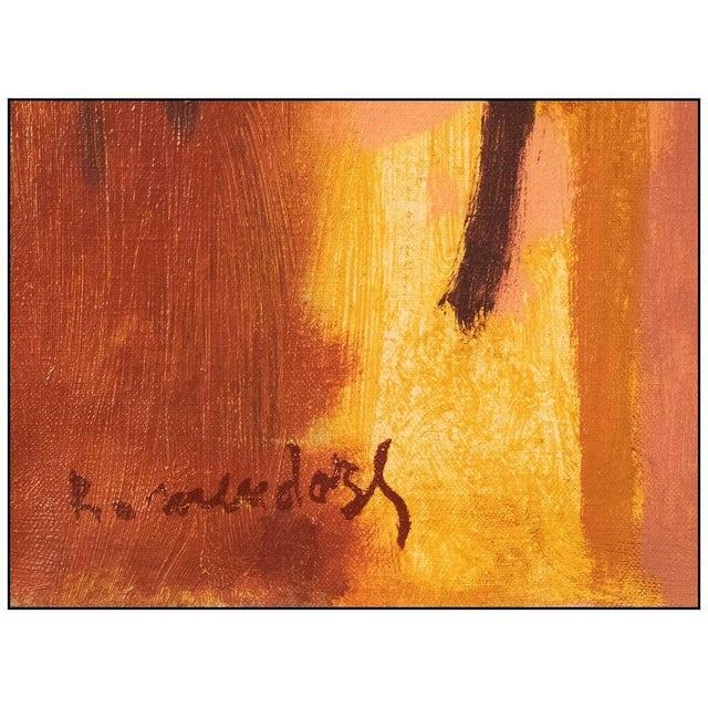 French Mid 20th Century Petite Fille Au Salon, Robert Mendoze For Sale - Image 3 of 4