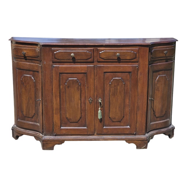Venetian Walnut Sideboard, 19th Century For Sale