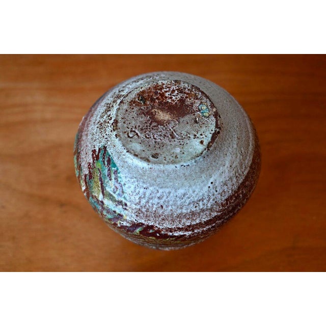 Ceramic Wine Grape Pitcher by the Potters of Accolay, 1960s For Sale - Image 11 of 18