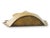 Late 19th century English wall pocket cut and pierced from solid brass in a stylized crown motif. Known as a tidy, this...
