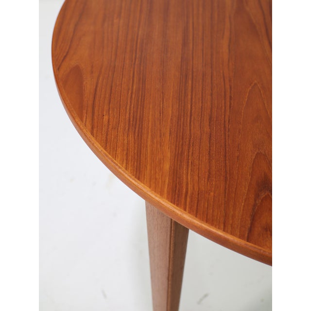 Model 55 Extendable Dining Table in Teak from Omann Jun, Denmark, 1960s For Sale - Image 6 of 18