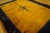 Art Deco 1920s Antique Chinese Minimalist Floral Art Deco Room Size Wool Blue Yellow Rug For Sale - Image 3 of 7