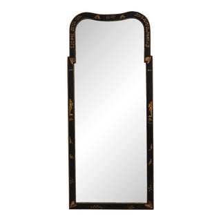 Friedman Brothers Chinoiserie Colonial Williamsburg Black Mirror For Sale