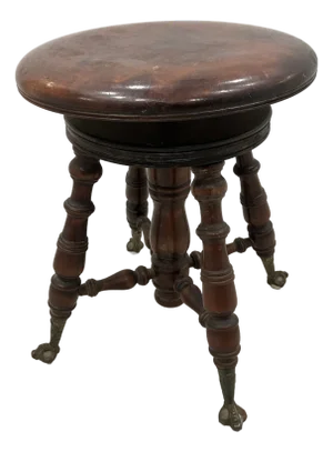 Late 19th Century Antique Piano Stool
