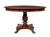 carved mahogany 19th century oval center table circa 1890. elegant piece of scandinavian furniture making. oval top with...