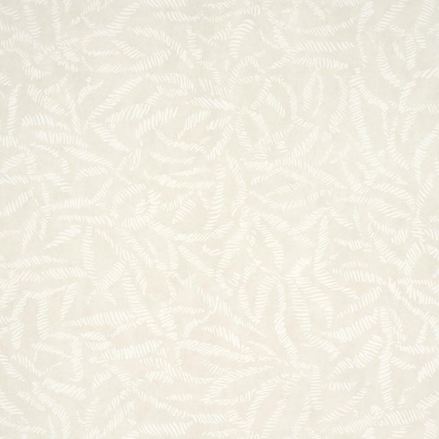 Schumacher Leaf Bloom Wallpaper in Neutral For Sale