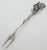 Italian Vintage Italian Handmade Genuine Silver Grape Cocktail Mini Fork by Giovanni Raspini of Arezzo, Solid 800 Silver Appetizer Pick in Original Box For Sale - Image 3 of 15