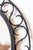 Mid 20th Century Mid 20th Century French Iron Arching Mirror with Openwork S-Scroll Motifs and Foliage Crest For Sale - Image 5 of 8