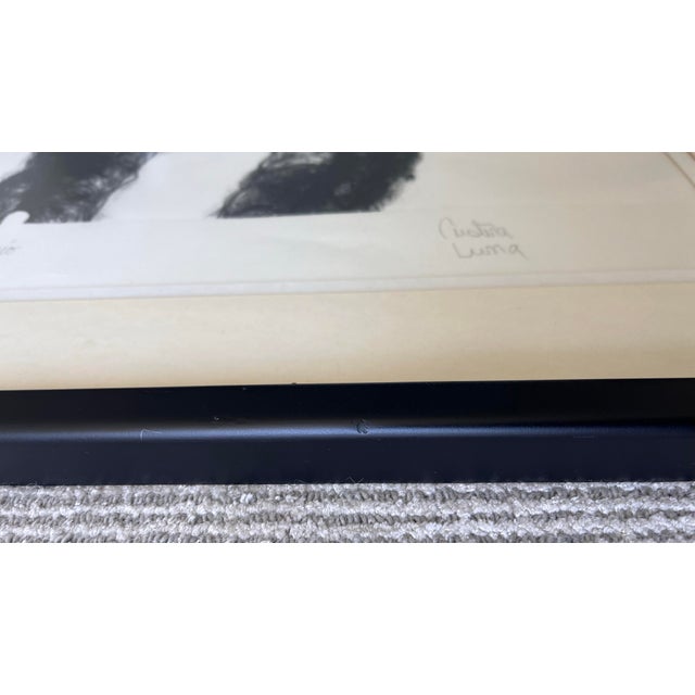 “Observando El Vacío” Framed Art Painting Signed by Artist, Cristina Luna, Original Limited-Edition Print For Sale - Image 11 of 12
