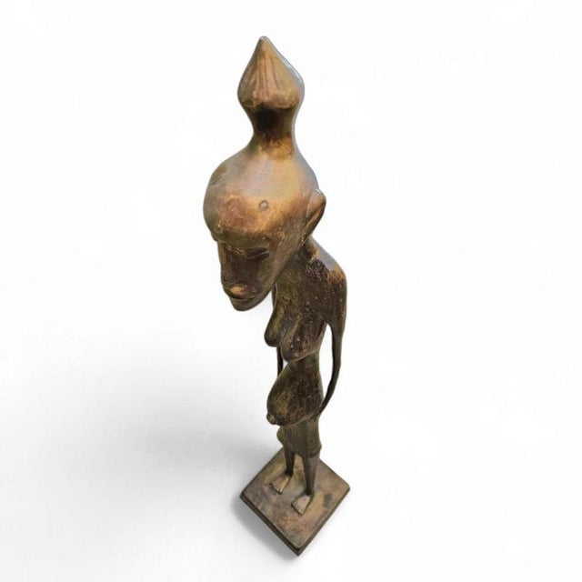 African Bronze Figure, 1970s For Sale - Image 18 of 18