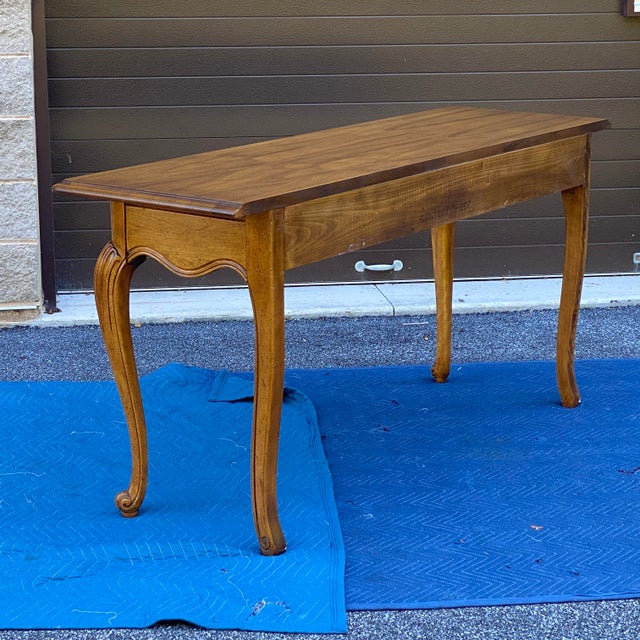 Vintage French Style Three Drawer Console Table Chairish