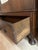 Art Nouveau Early 20th Century British Made Art Nouveau Wardrobe Armoire With Stunning Carved Relief Accents and Hardware For Sale - Image 3 of 12
