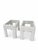 1980s Coastal White Woven Rattan Glass-Top Side Tables—Pair For Sale In Las Vegas - Image 6 of 7