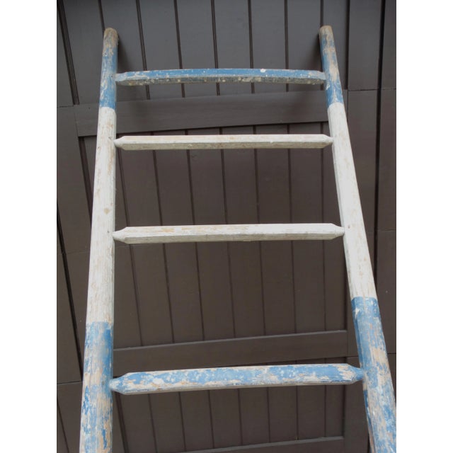 1910s Early French Farm Orchard Picking Ladder, 103 Inches For Sale - Image 5 of 12