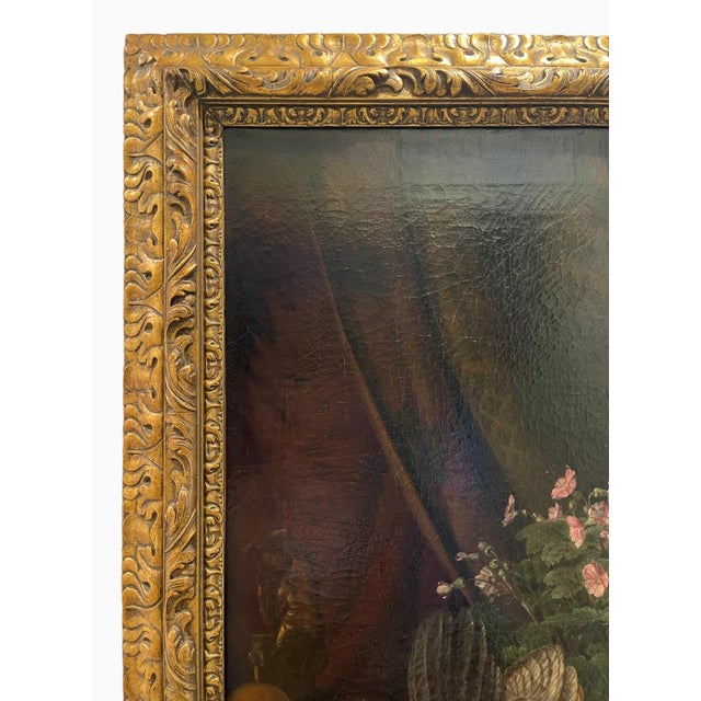 Charles-Louis Malapeau, Still Life with Hunting Trophies, Oil on Canvas For Sale - Image 7 of 11