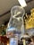 Vintage Glass Hurricane Candle Holder / Parfait Pair For Sale - Image 4 of 7