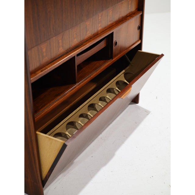 Dry Bar in Kingwood by Johannes Andersen for Skaaning & Søn, Denmark, 1950s For Sale - Image 11 of 18