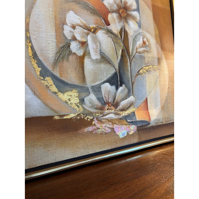 Original classic oriental floral motif dated 1981. Classic 80's coloring and geometric styling. In great condition with...