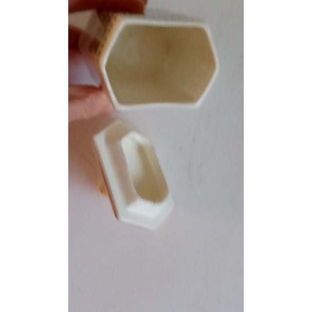 Art Deco Antique Deco Canister Set Complete! Cruets Saltbox 14 Pieces Plus Lids 1920's For Sale - Image 3 of 4