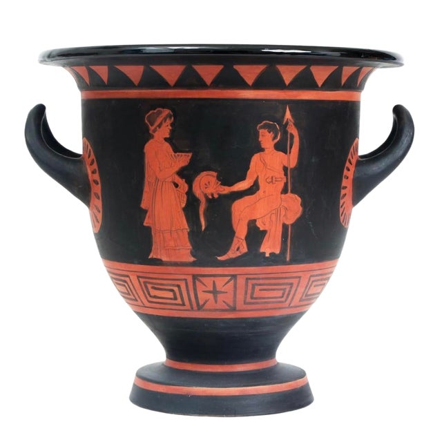 19th Century Grand Tour Style Ancient Greek Urn Copy For Sale