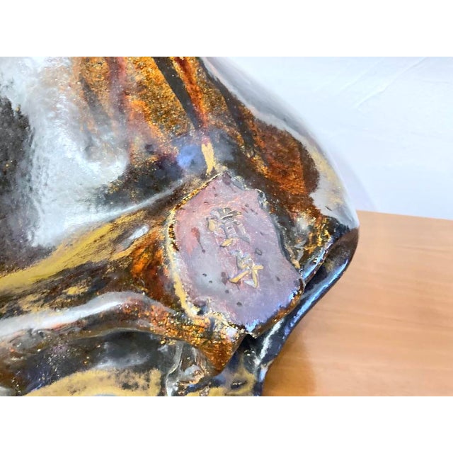 Amorphous Studio Ceramics Vase by Silke Hennesen-Völker, 1970s For Sale - Image 6 of 12