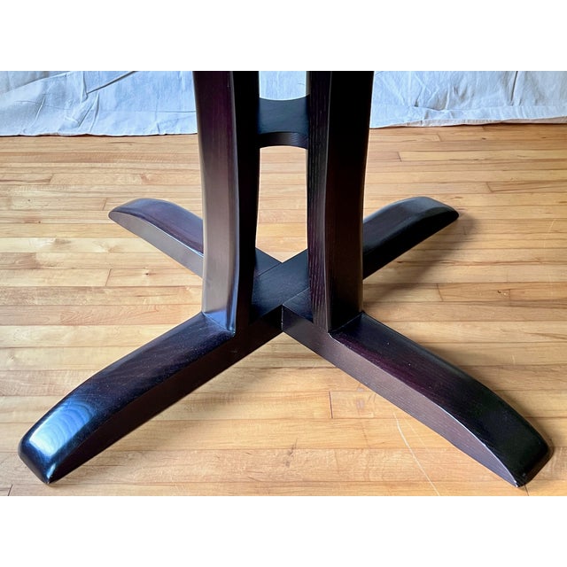 Wood Round Bridgewater Dining Table For Sale - Image 7 of 9