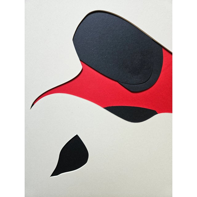 Early 21st Century Stefano Mazzolini, Treoc, 2020, Collage on Paper For Sale - Image 5 of 6