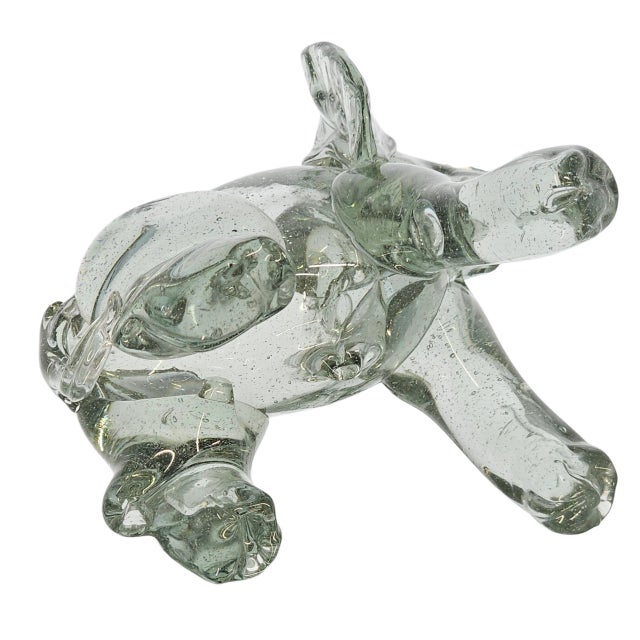 Barovier & Toso Murano Hand Blown Venetian Glass Elephant Figurine – Italian Art Glass Sculpture For Sale In San Francisco - Image 6 of 9