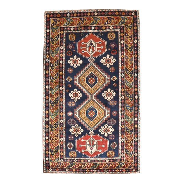 Antique Zabihi Collection Shirvan Rug For Sale