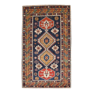 Antique Zabihi Collection Shirvan Rug