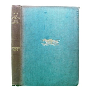 "Wit and Wisdom of the Shires" 1932 (Coronet) Faber For Sale