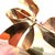 1940s 1940s Tiffany & Co. Retro 14k Bicolor Gold Ruby, Diamond and Sapphire Bow Brooch For Sale - Image 5 of 5